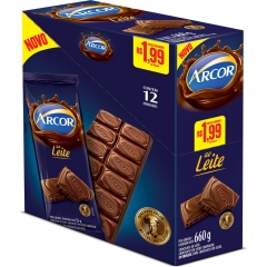 Chocolate Arcor Ao Leite 12x55gr (2427)